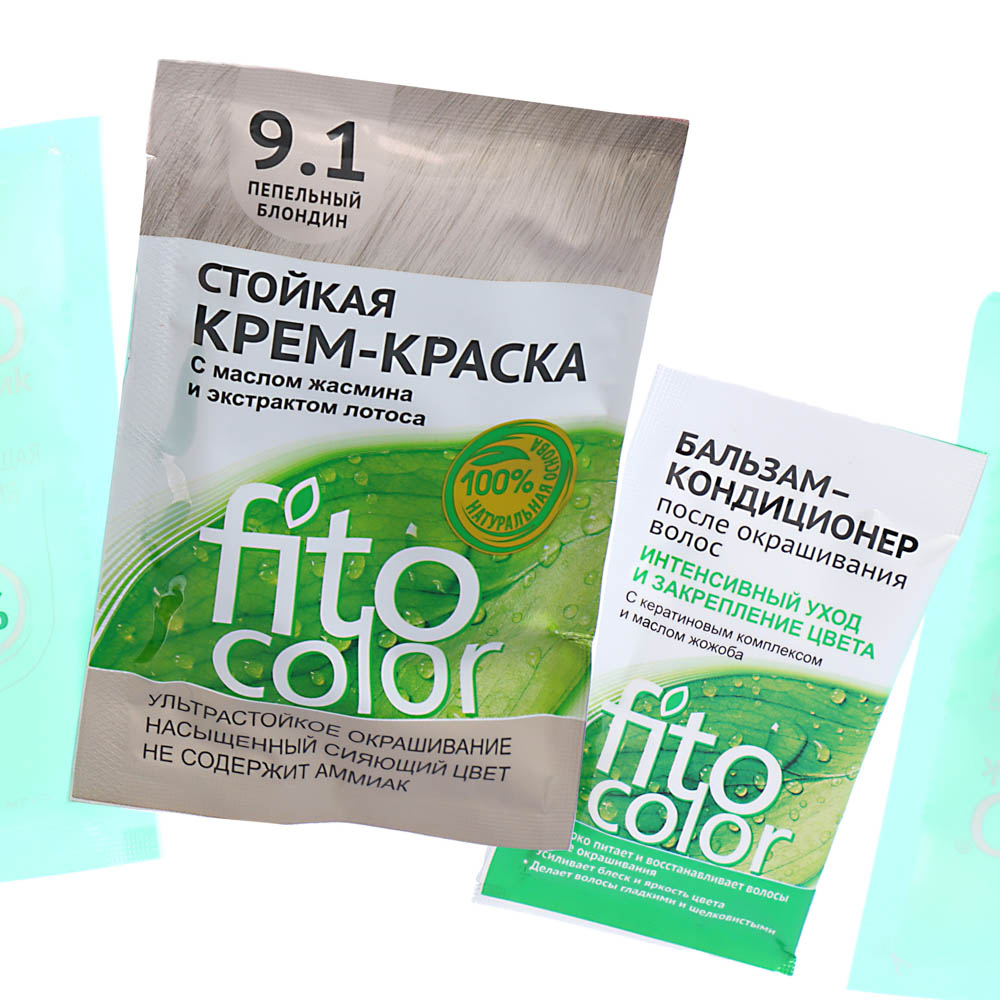 Краска для волос FITO COLOR Classic, 115 мл, тон 9.1 пепельный блондин, арт.№ 081-010