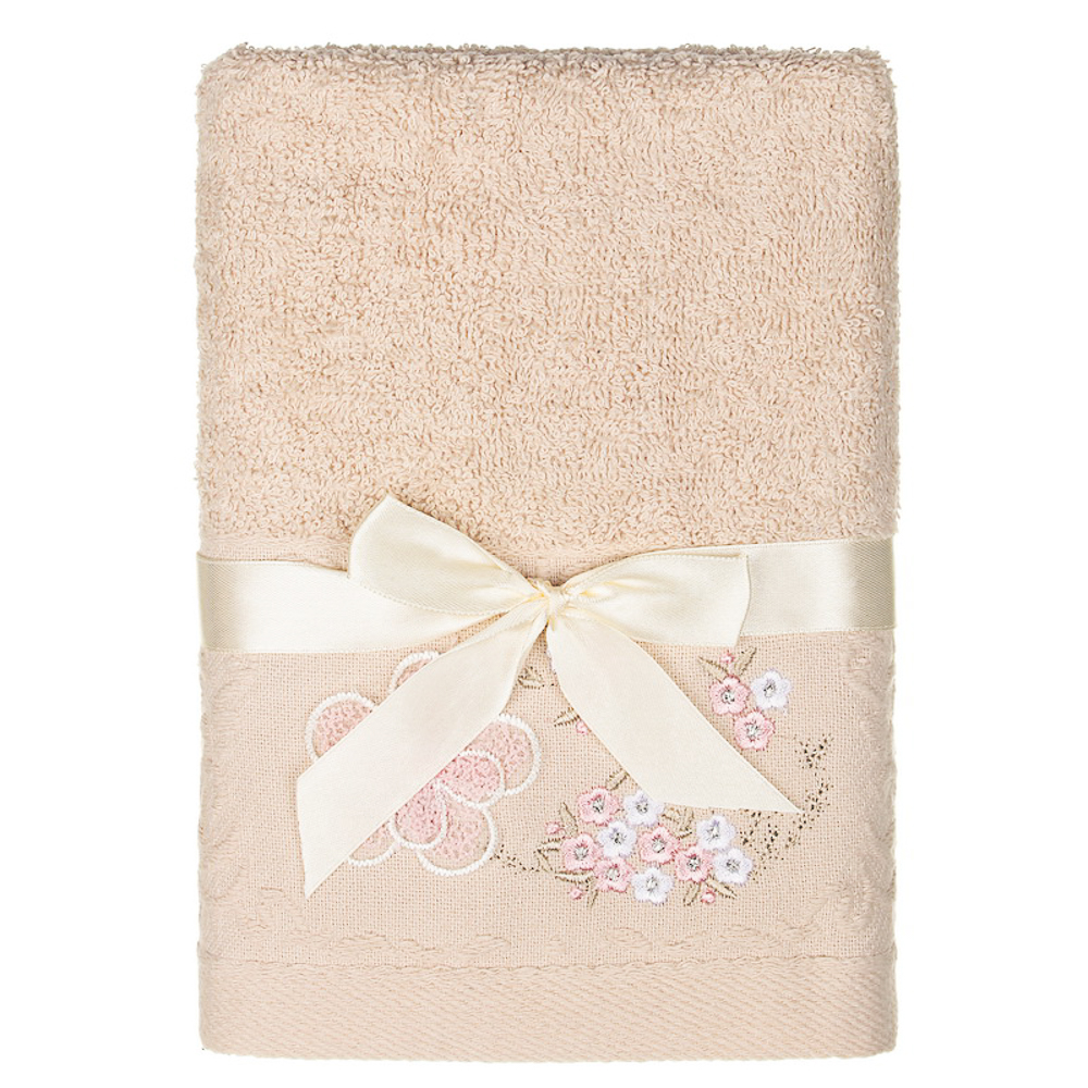 PROVANCE Элина Полотенце махровое, 80% хлопок 20% ПЭ, 50х90см, 3 дизайна, арт.№ 488-028