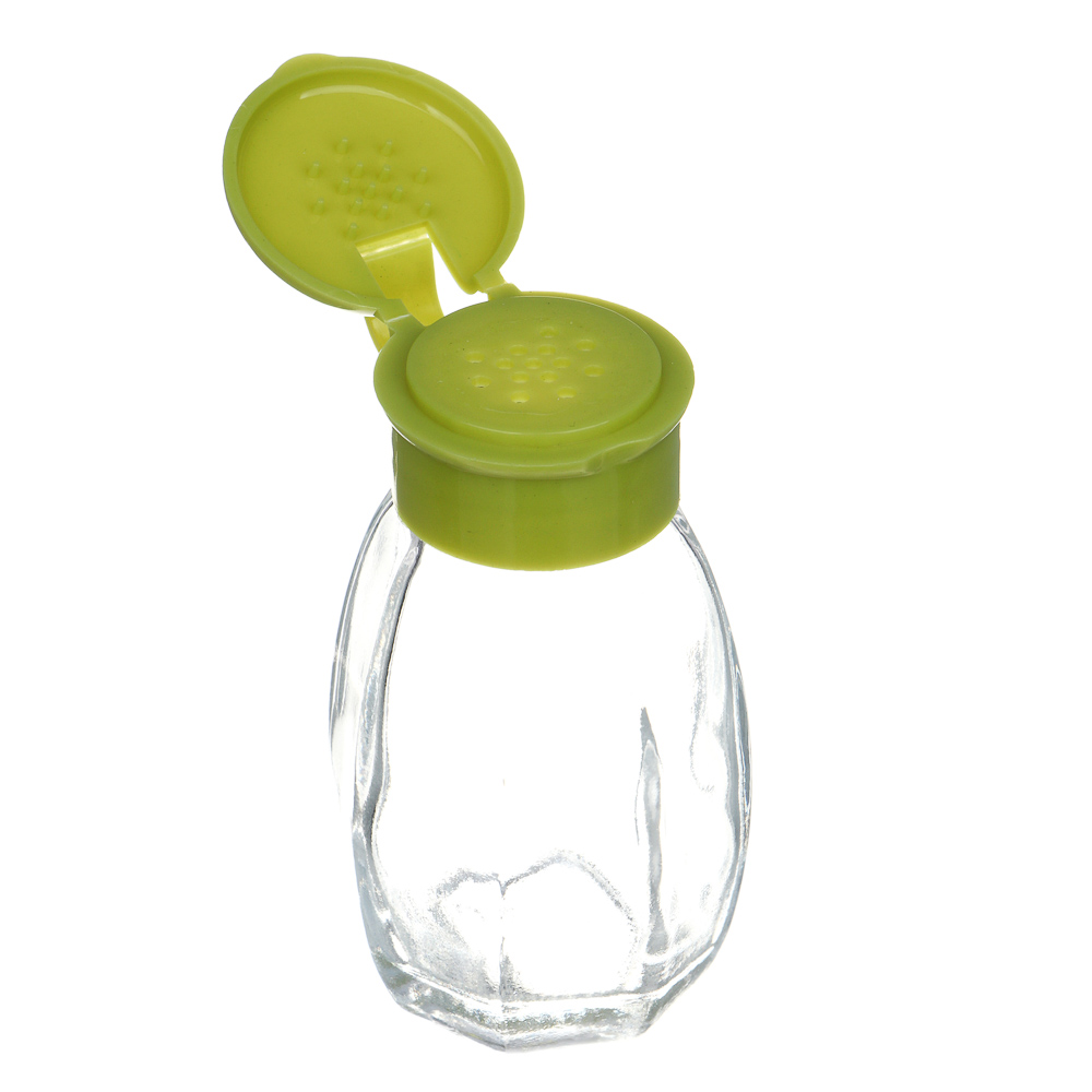 Солонка, стекло, пластик, 3,3х7,3см, арт.№ 828-209