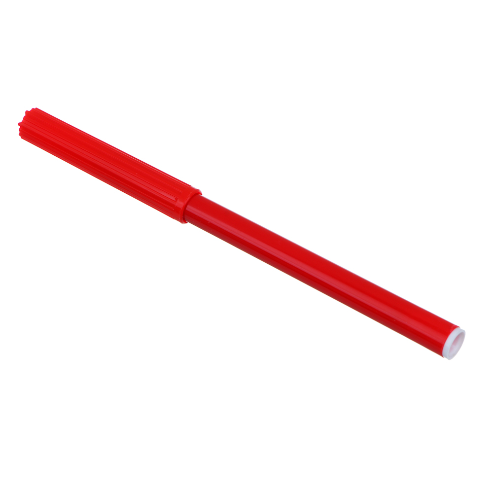 ТРЕВЕЛ Фломастеры 12 цветов, с цвет. вентилир. колпачком, большие, смываемые, пл., ПВХ пенал, арт.№ 256-280