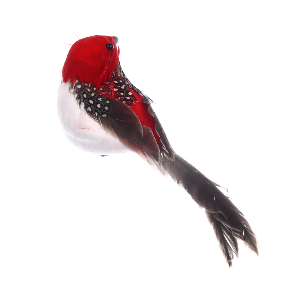 Птица на прищепке тм INBLOOM, 14x4см, пенополистирол, перо, арт.№ 153-198