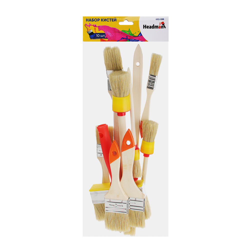 ЕРМАК Набор кистей 10 шт, арт.№ 682-088