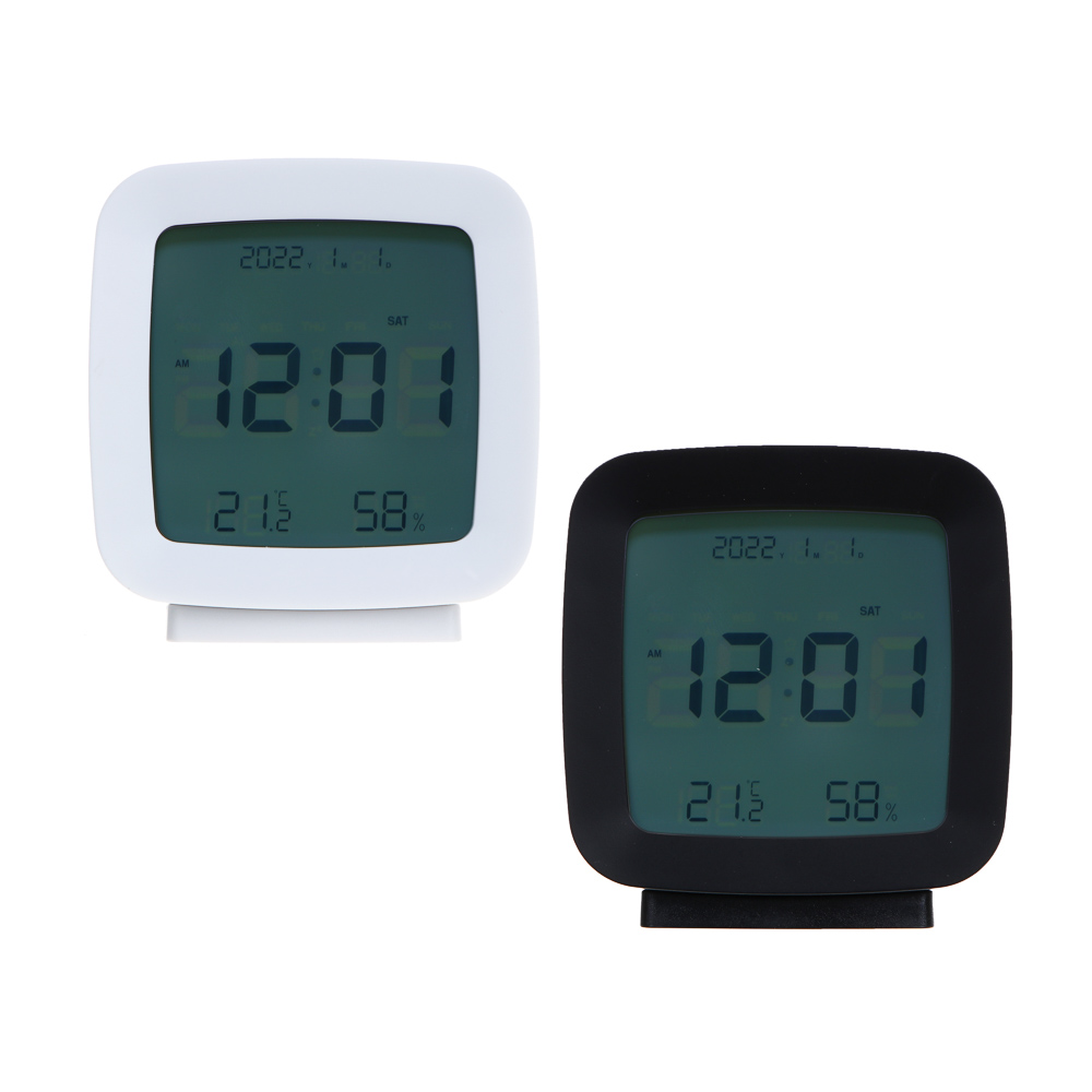 LADECOR CHRONO Будильник электронный, 7,8x8,5x4 см, 3xAAA, пластик, 2 цвета, арт.№ 529-234
