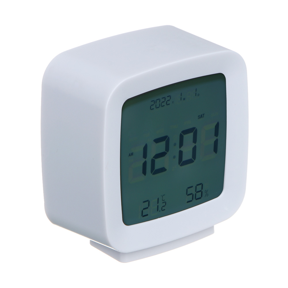 LADECOR CHRONO Будильник электронный, 7,8x8,5x4 см, 3xAAA, пластик, 2 цвета, арт.№ 529-234