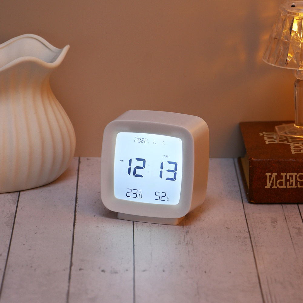 LADECOR CHRONO Будильник электронный, 7,8x8,5x4 см, 3xAAA, пластик, 2 цвета, арт.№ 529-234