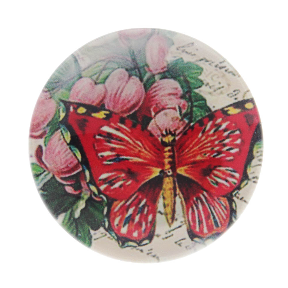 Магнит, 4х4х1,5см, стекло, 10-12 дизайнов, арт.№ 512-326