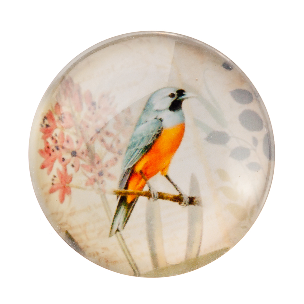 Магнит, 4х4х1,5см, стекло, 10-12 дизайнов, арт.№ 512-326