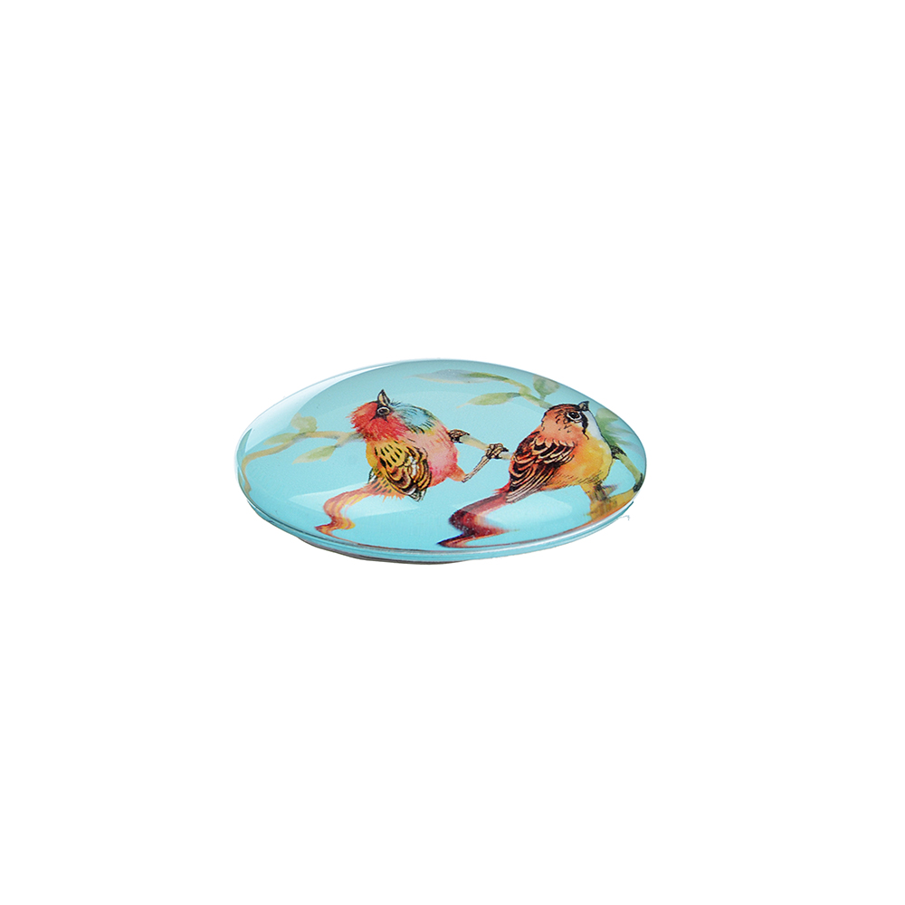 Магнит, 4х4х1,5см, стекло, 10-12 дизайнов, арт.№ 512-326