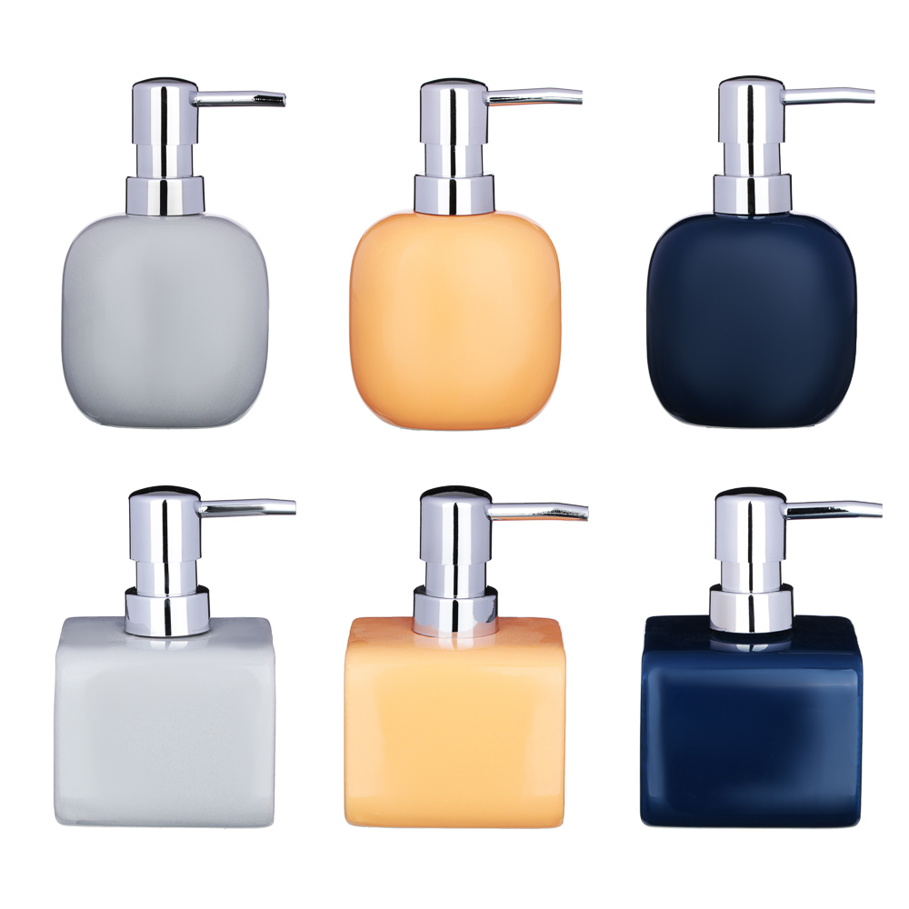 VETTA Дозатор для жидкого мыла, "Конфетка", керамика, 6 диз/цв, арт.№ 463-924