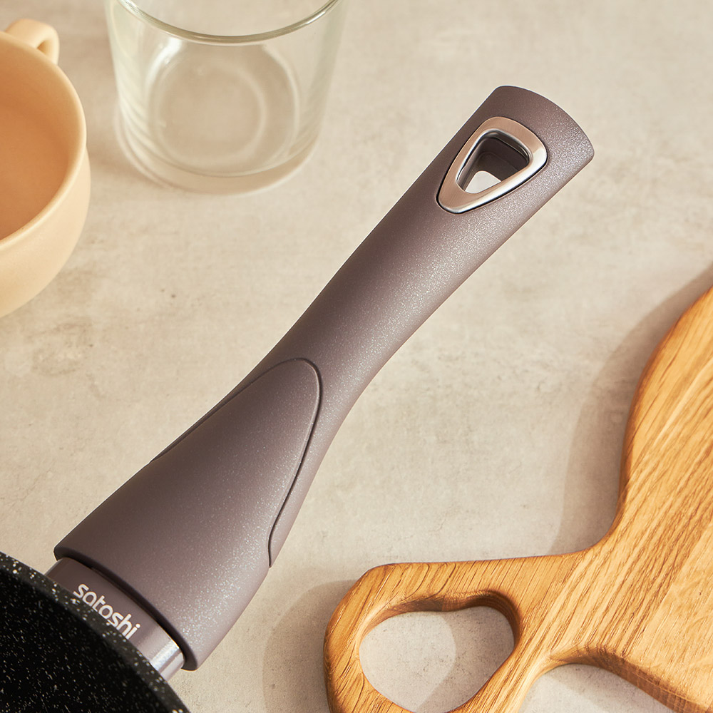 SATOSHI Валькур Сковорода литая d=30см, антипригарное покрытие мрамор, индукция, арт.№ 846-478