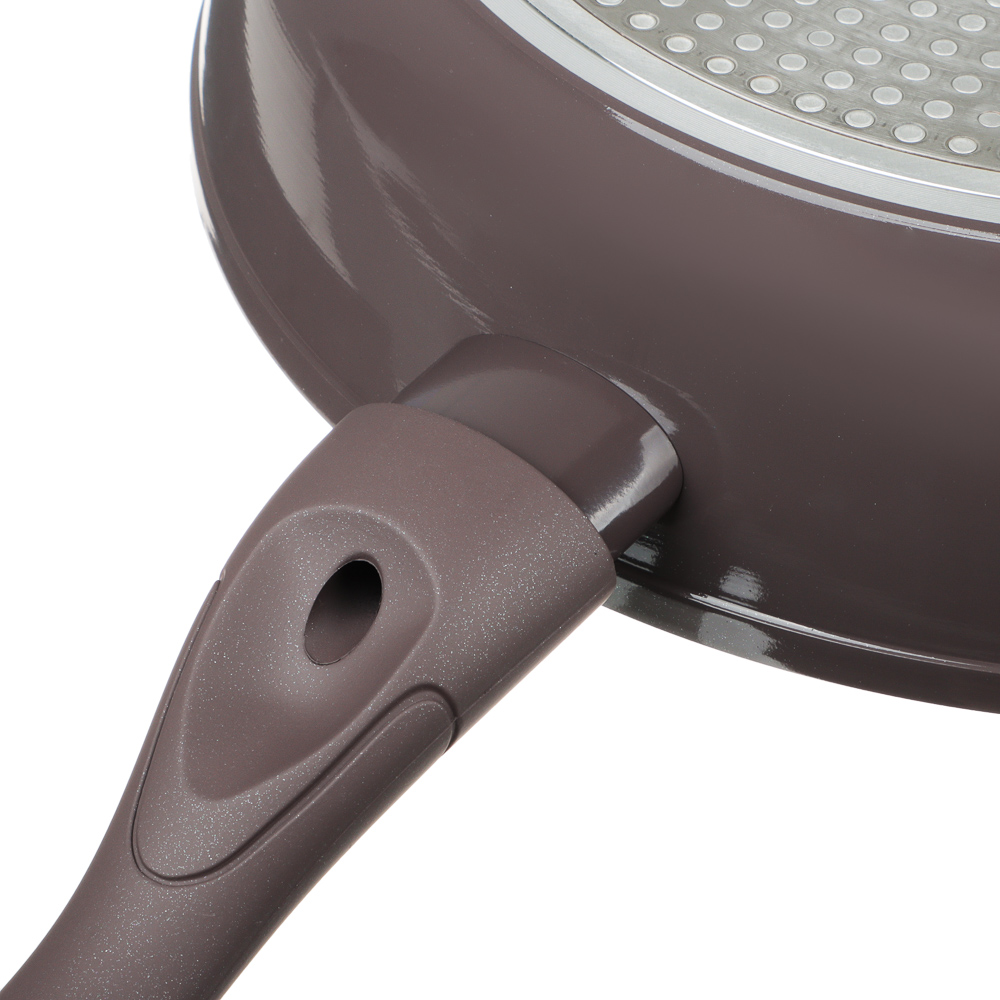 SATOSHI Валькур Сковорода литая d=30см, антипригарное покрытие мрамор, индукция, арт.№ 846-478