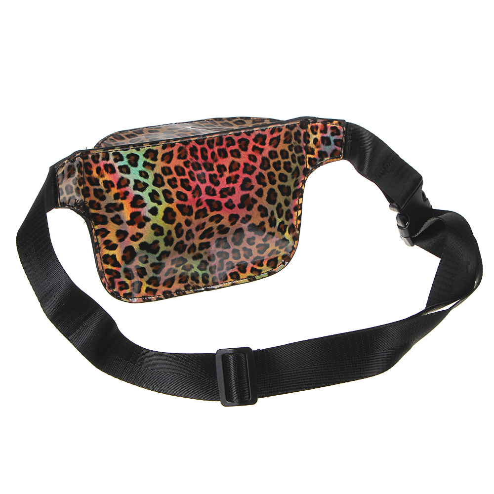 PAVO Сумка поясная, ПУ, сплав, пластик, 34х13см/32х14см, 2 дизайна, арт.№ 326-072