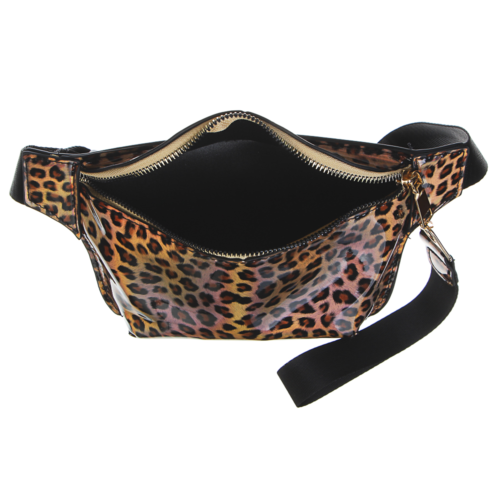 PAVO Сумка поясная, ПУ, сплав, пластик, 34х13см/32х14см, 2 дизайна, арт.№ 326-072