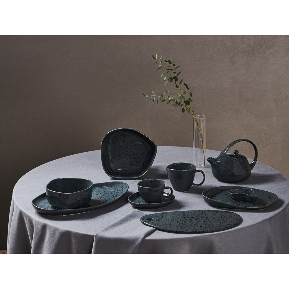 MILLIMI Оникс Тарелка подстановочная, 26х19x3,5см, фарфор, арт.№ 816-057