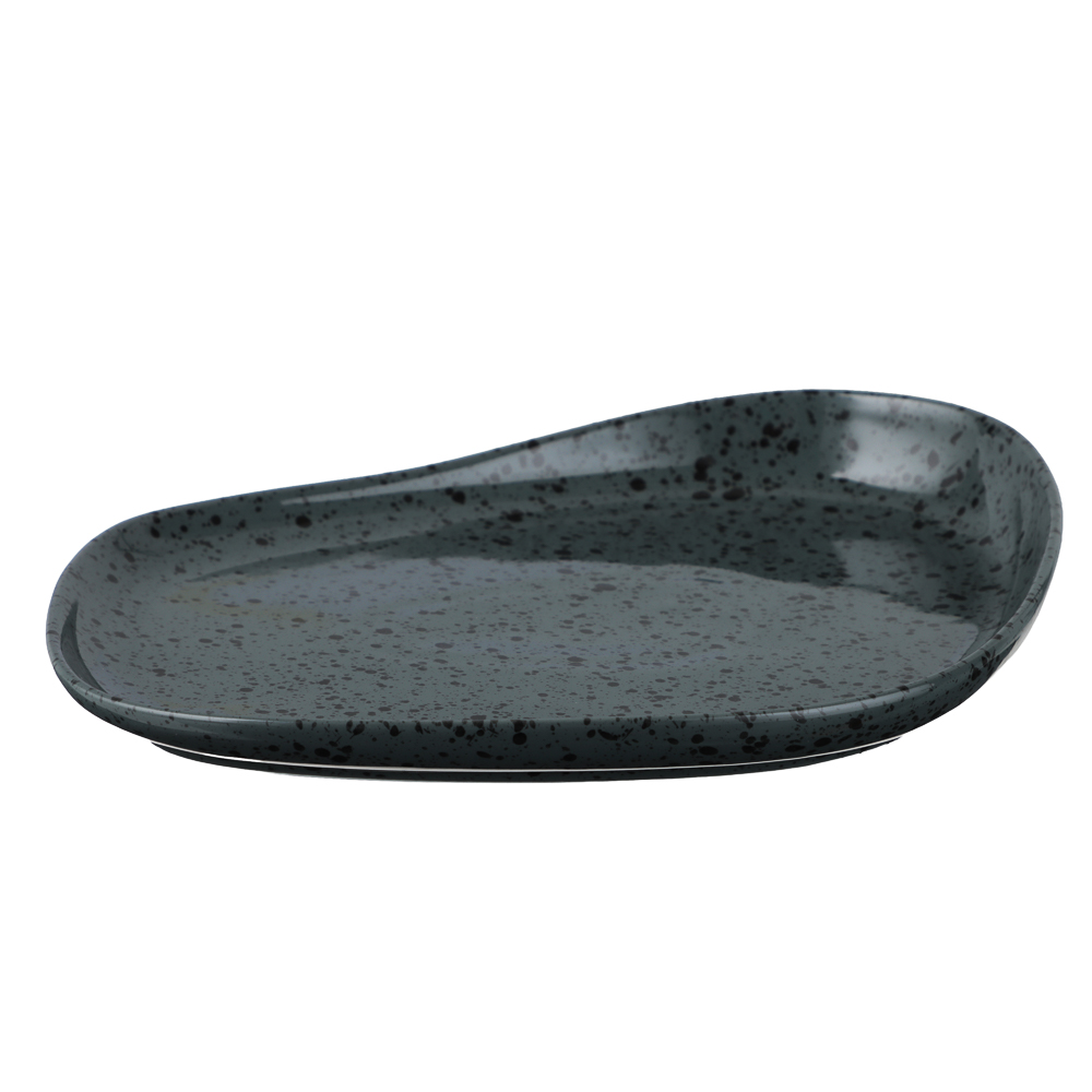 MILLIMI Оникс Тарелка подстановочная, 26х19x3,5см, фарфор, арт.№ 816-057