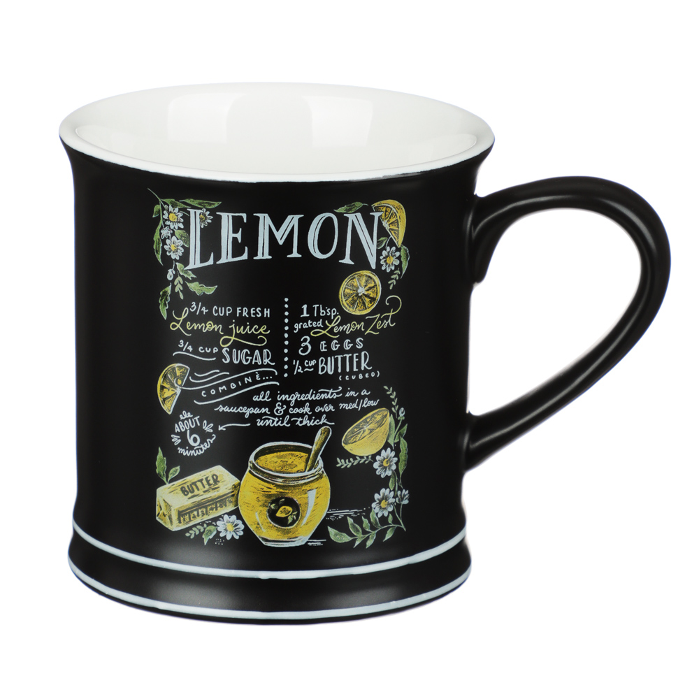 MILLIMI Лимонный курд Кружка, 340мл, керамика, арт.№ 824-638