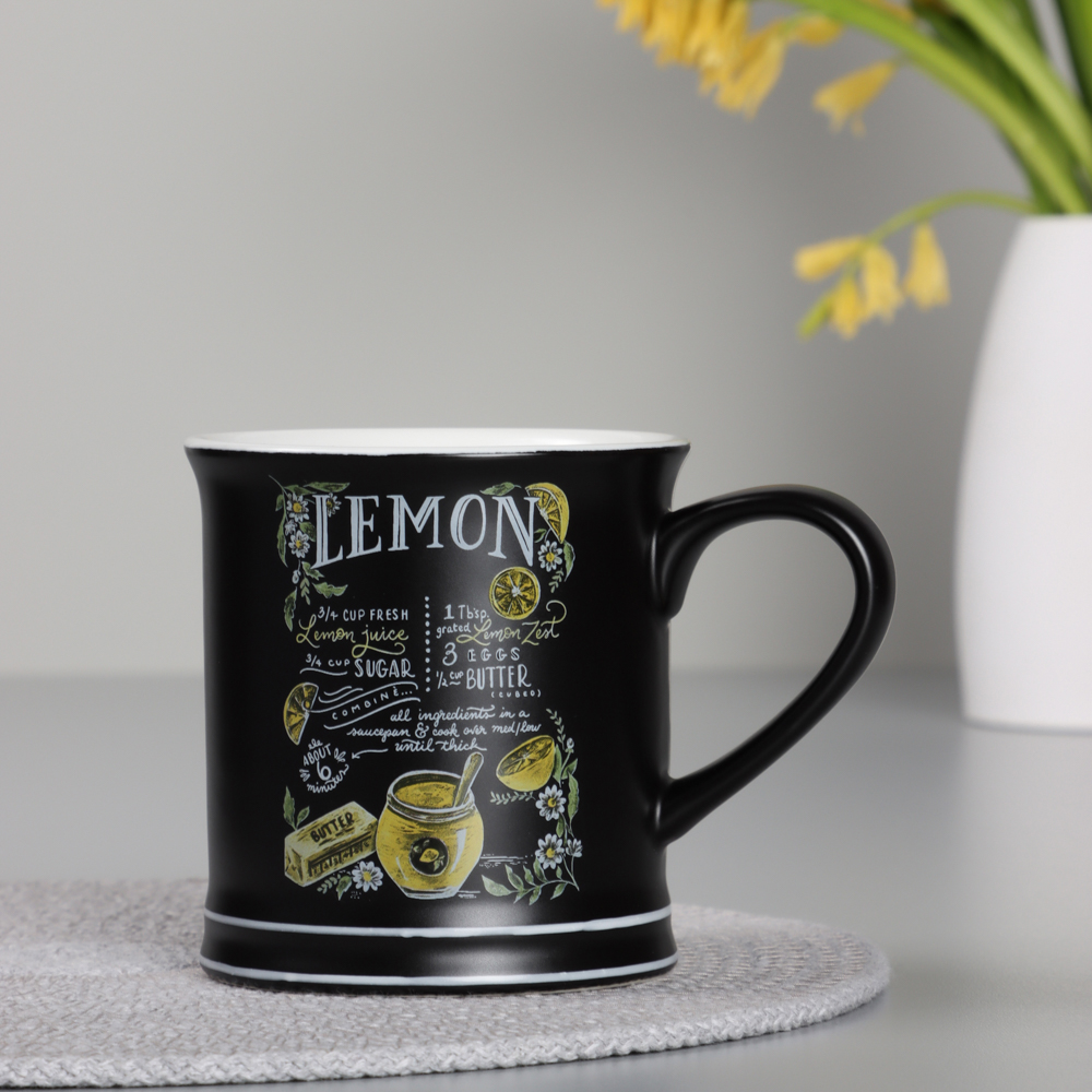 MILLIMI Лимонный курд Кружка, 340мл, керамика, арт.№ 824-638