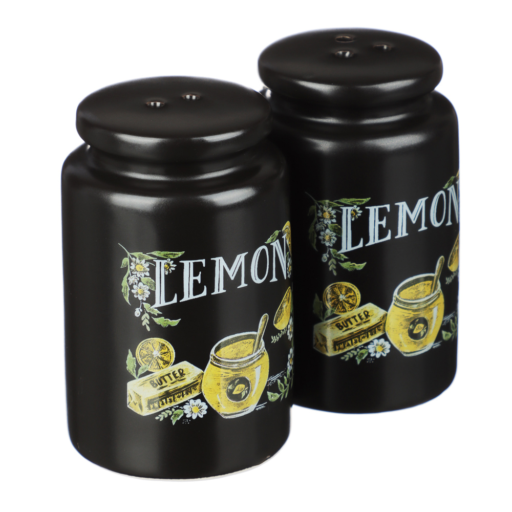 MILLIMI Лимонный курд Набор для соли и перца, 5х8см, керамика, арт.№ 824-640