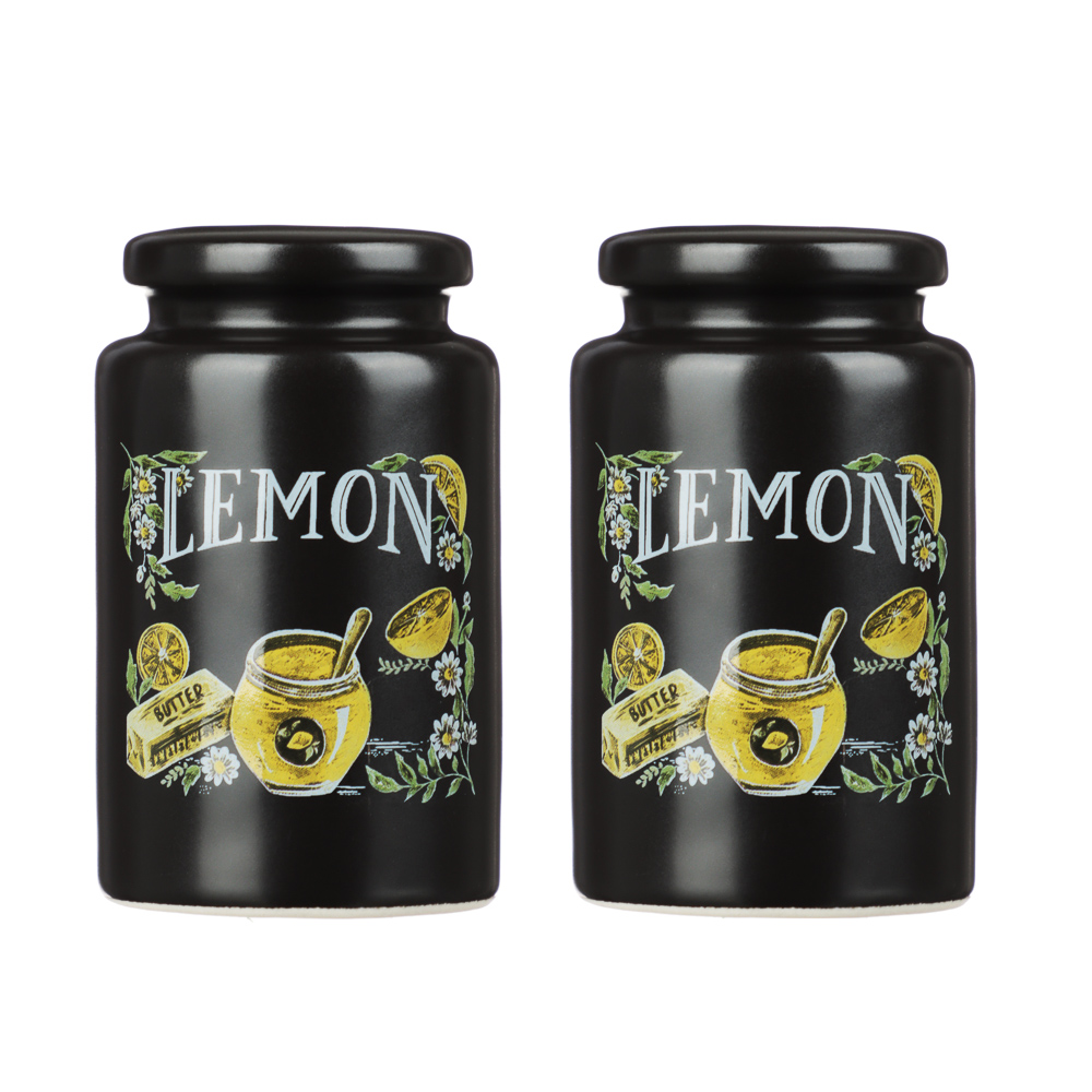 MILLIMI Лимонный курд Набор для соли и перца, 5х8см, керамика, арт.№ 824-640