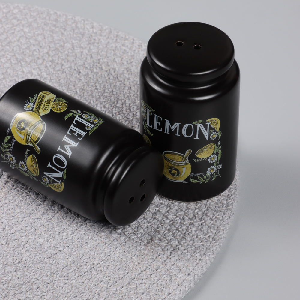 MILLIMI Лимонный курд Набор для соли и перца, 5х8см, керамика, арт.№ 824-640