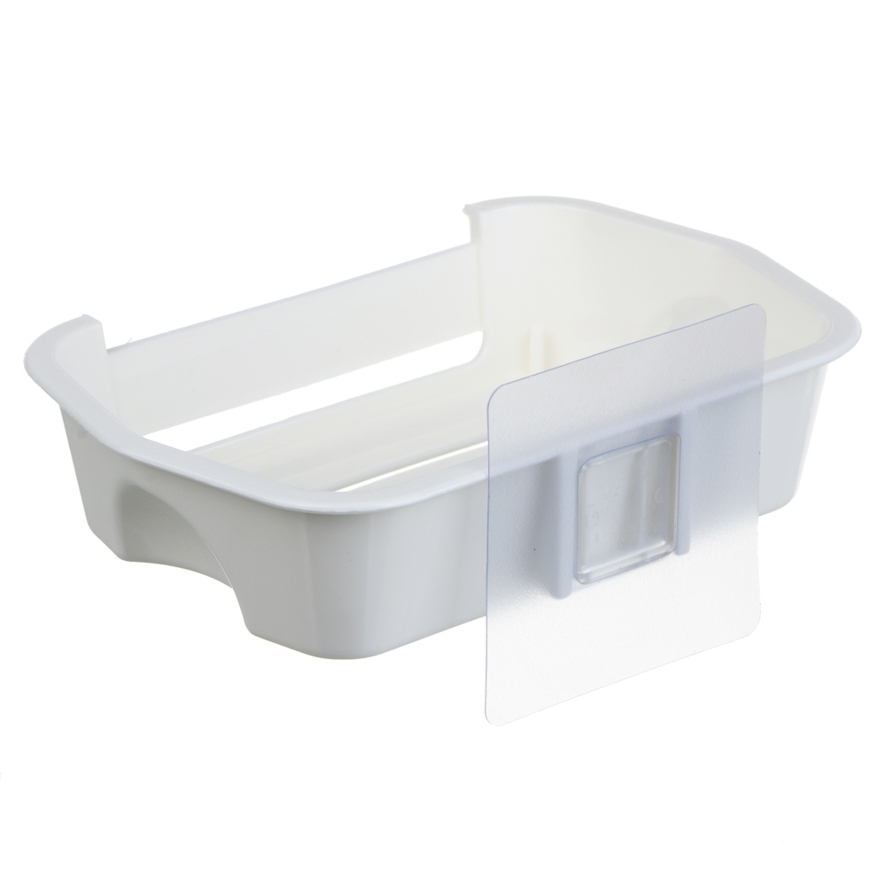 VETTA Classic Мыльница настенная, пластик, 15,5x10x3,5 см, молочный, арт.№ 478-309