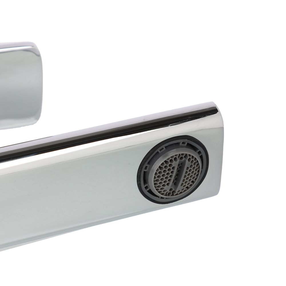 RAIN Смеситель для раковины Цитрин, низкий излив 13см, керам. картридж 35мм, латунь, хром, арт.№ 561-005