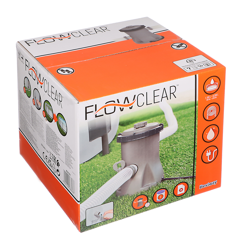 BESTWAY Фильтрующий насос, 1249 л/час (330 gal), 58381, арт.№ 011-003