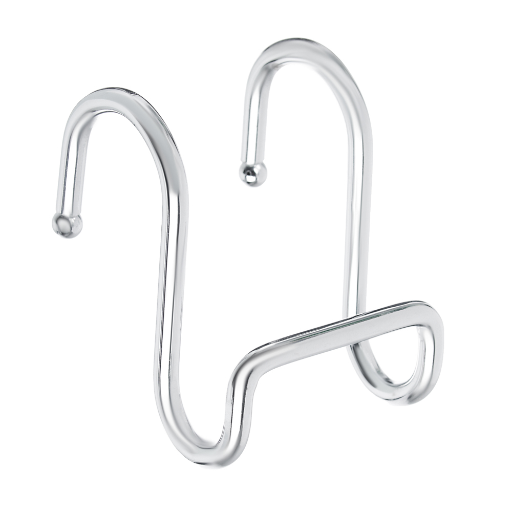 Крючок двойной тм VETTA, хромированная сталь, арт.№ 481-022