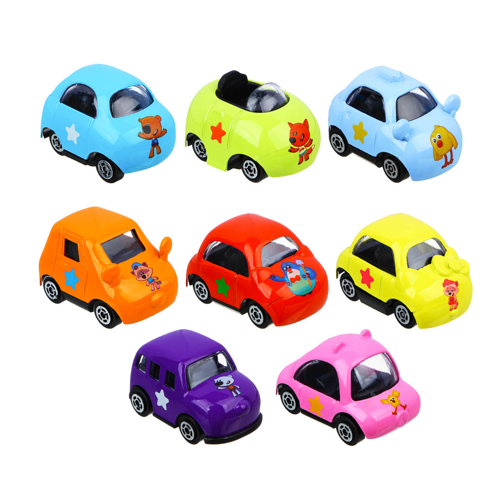 ИГРОЛЕНД Машинка "Мимимишки", металл, ABS, 5х3х3,5см, 8 дизайнов, арт.№ 292-284