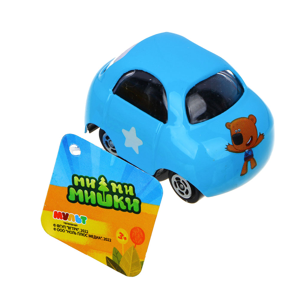 ИГРОЛЕНД Машинка "Мимимишки", металл, ABS, 5х3х3,5см, 8 дизайнов, арт.№ 292-284