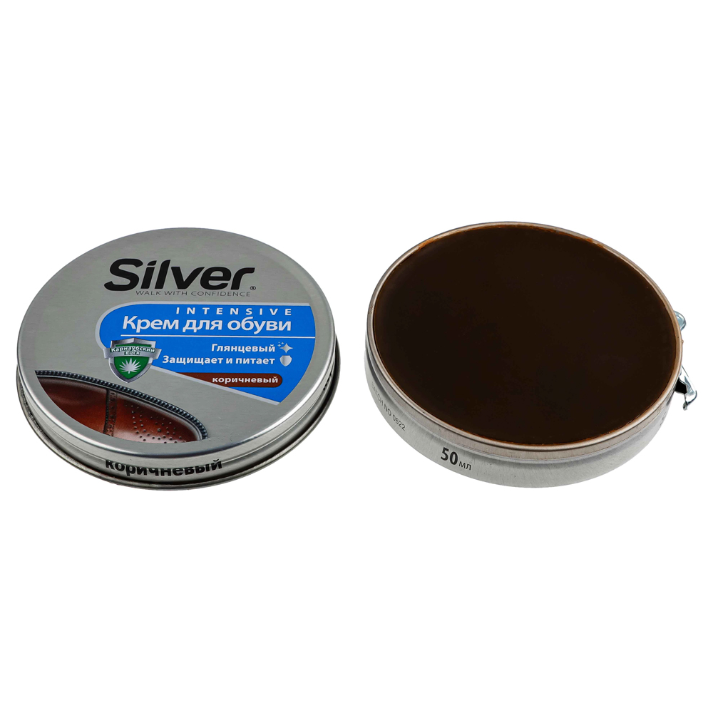 SILVER Крем для обуви 50 мл, коричневый, CL2003-02, арт.№ 459-001