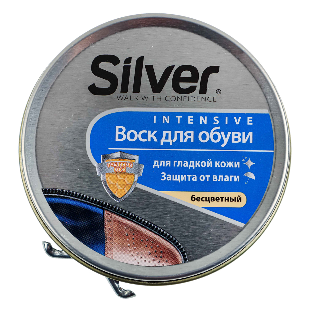 SILVER Воск для обуви 50 мл, бесцветный, CY2003-00, арт.№ 459-003