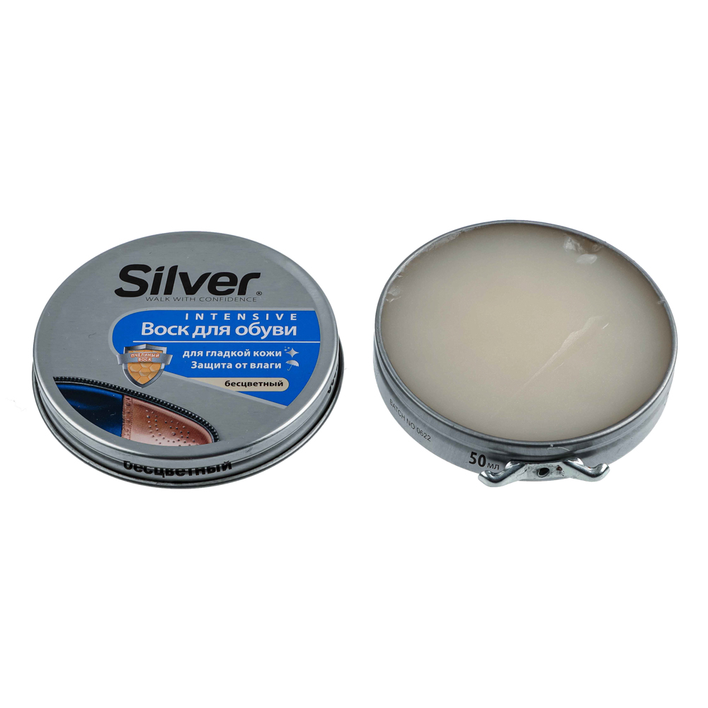 SILVER Воск для обуви 50 мл, бесцветный, CY2003-00, арт.№ 459-003