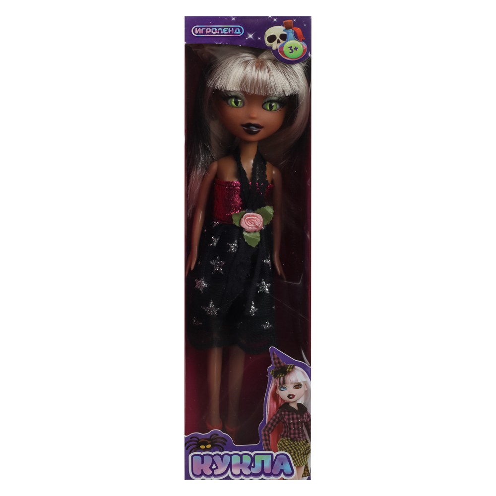 ИГРОЛЕНД Кукла Монстрик, PP,PVC, полиэстер 24см, 6 дизайнов, 13х28х5см, арт.№ 267-719