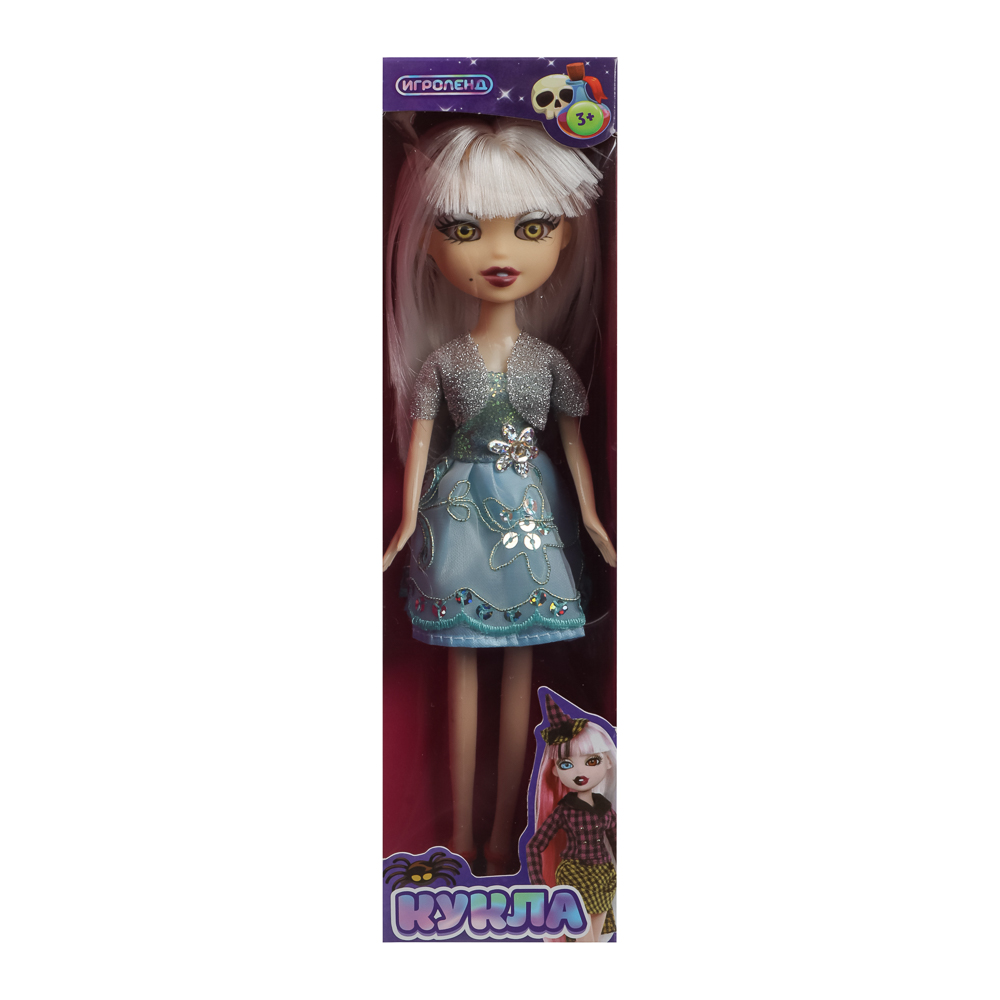 ИГРОЛЕНД Кукла Монстрик, PP,PVC, полиэстер 24см, 6 дизайнов, 13х28х5см, арт.№ 267-719