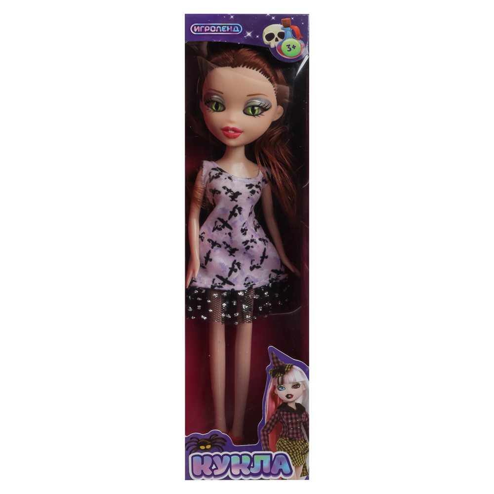 ИГРОЛЕНД Кукла Монстрик, PP,PVC, полиэстер 24см, 6 дизайнов, 13х28х5см, арт.№ 267-719