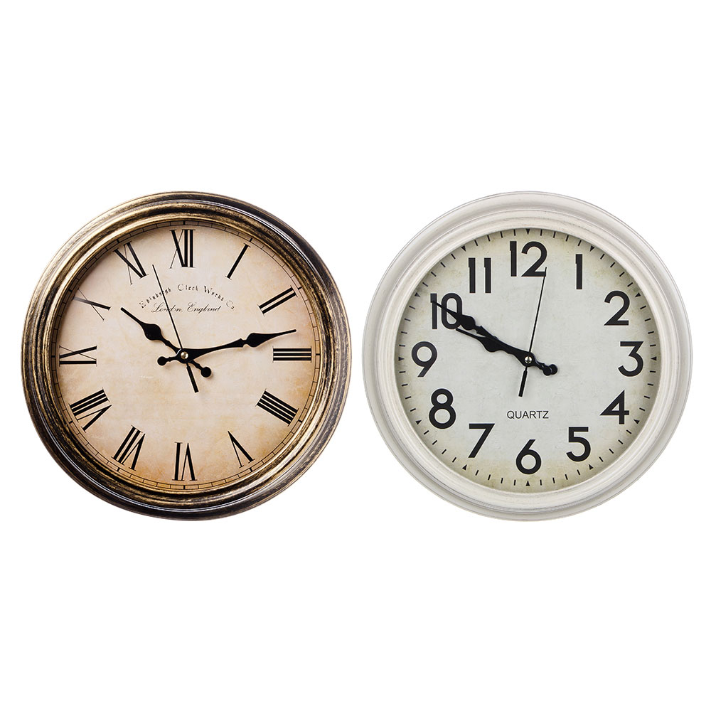 LADECOR CHRONO Часы настенные, в стиле ретро, 35х35см, пластик, 1хАА, арт.11, 2 вида, арт.№ 581-546