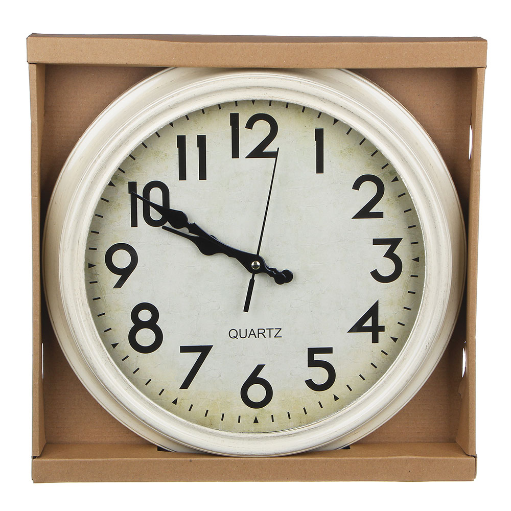 LADECOR CHRONO Часы настенные, в стиле ретро, 35х35см, пластик, 1хАА, арт.11, 2 вида, арт.№ 581-546