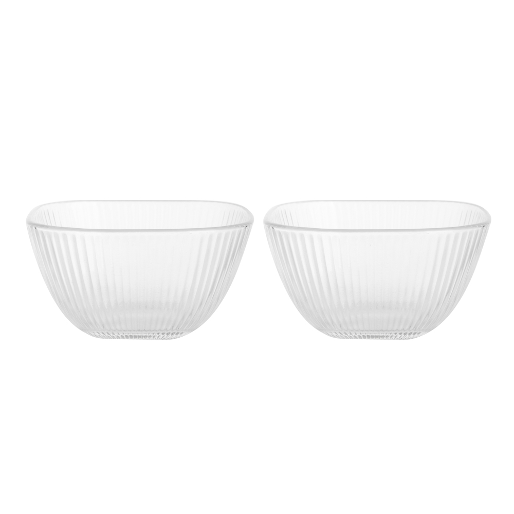 MILLIMI Набор розеток 2шт, 10х5,5см, 265мл, стекло, арт.№ 820-673