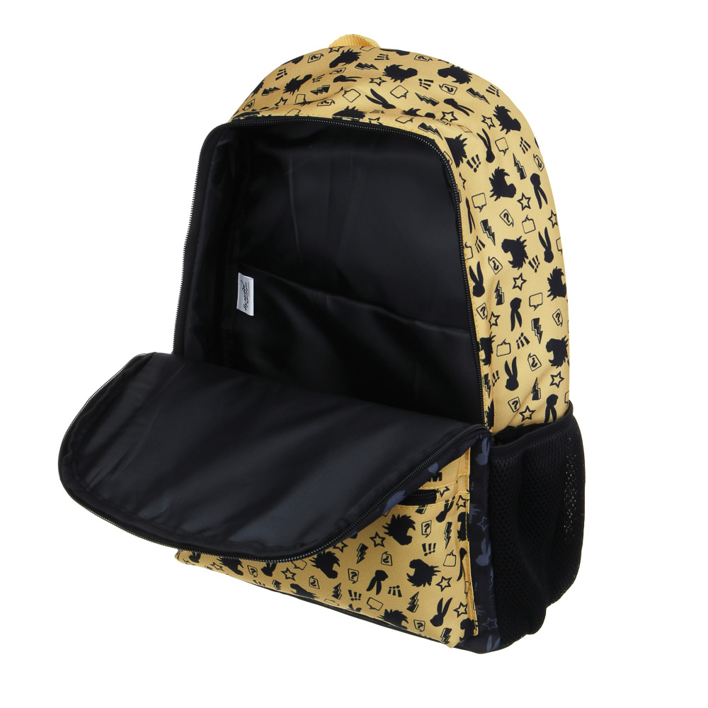 Рюкзак универсальный 40х30х15 см "Волк" Ну,Погоди!, 1 отделение, 4 кармана (1 на спинке), уплотненные лямки, полиэстер, арт.№ 805-012