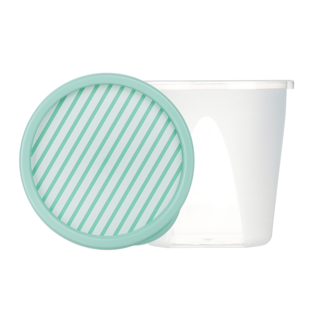 Черри Набор контейнеров круглых 0,6л+1,0л, пластик, 2 цвета, арт.№ 861-607