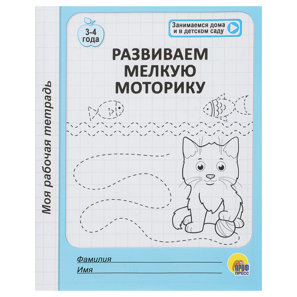 Книга "Моя рабочая тетрадь", 20,5х17 см, 32 стр., 6 дизайнов, арт.№ 876-109
