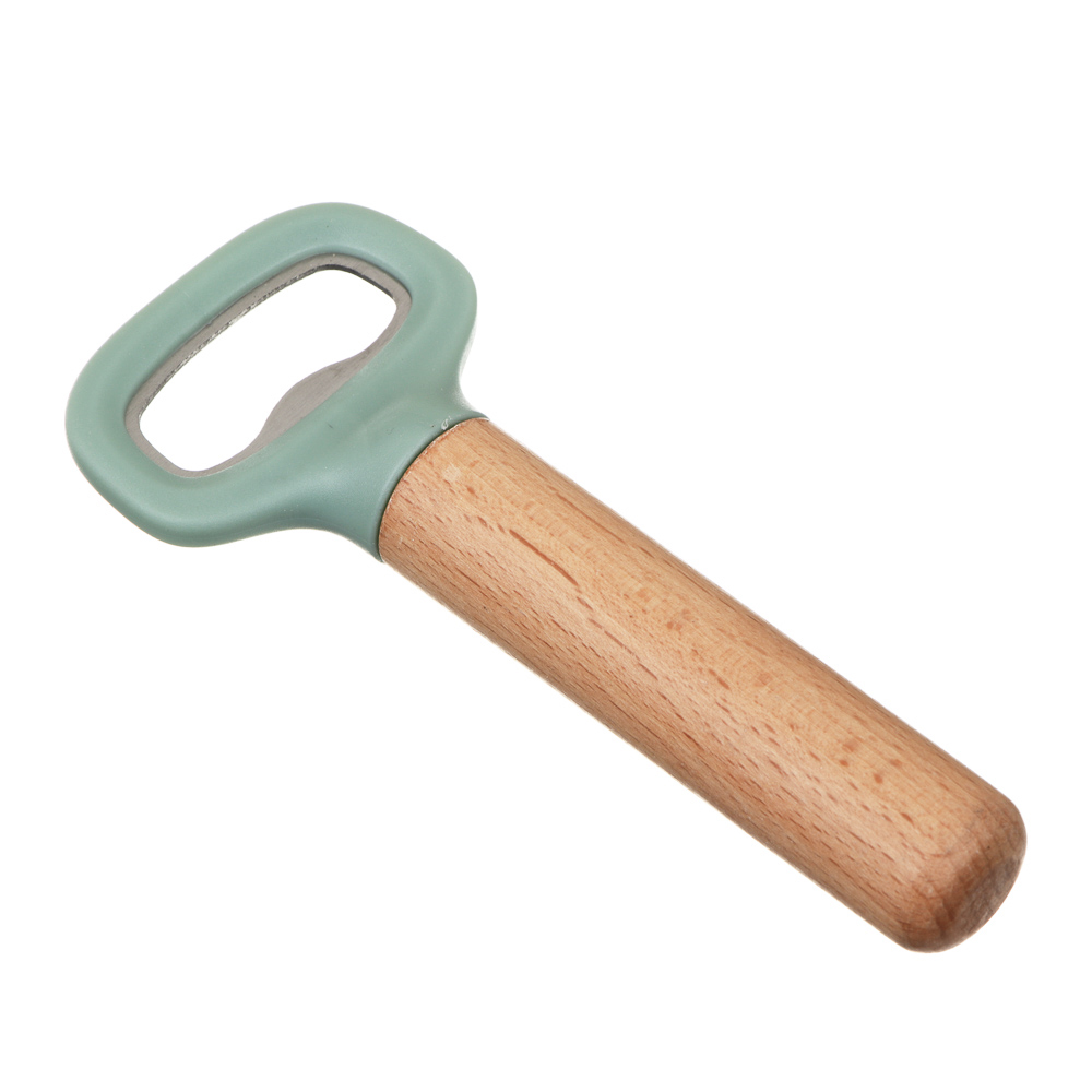 VETTA Открывалка "ЭКО", 13x6см, нерж. сталь, бук, 2 цвета, арт.№ 881-279