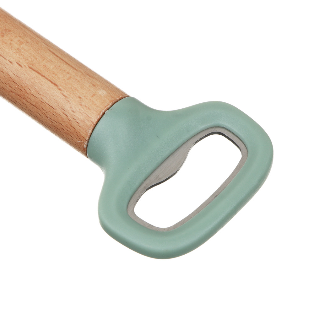 VETTA Открывалка "ЭКО", 13x6см, нерж. сталь, бук, 2 цвета, арт.№ 881-279