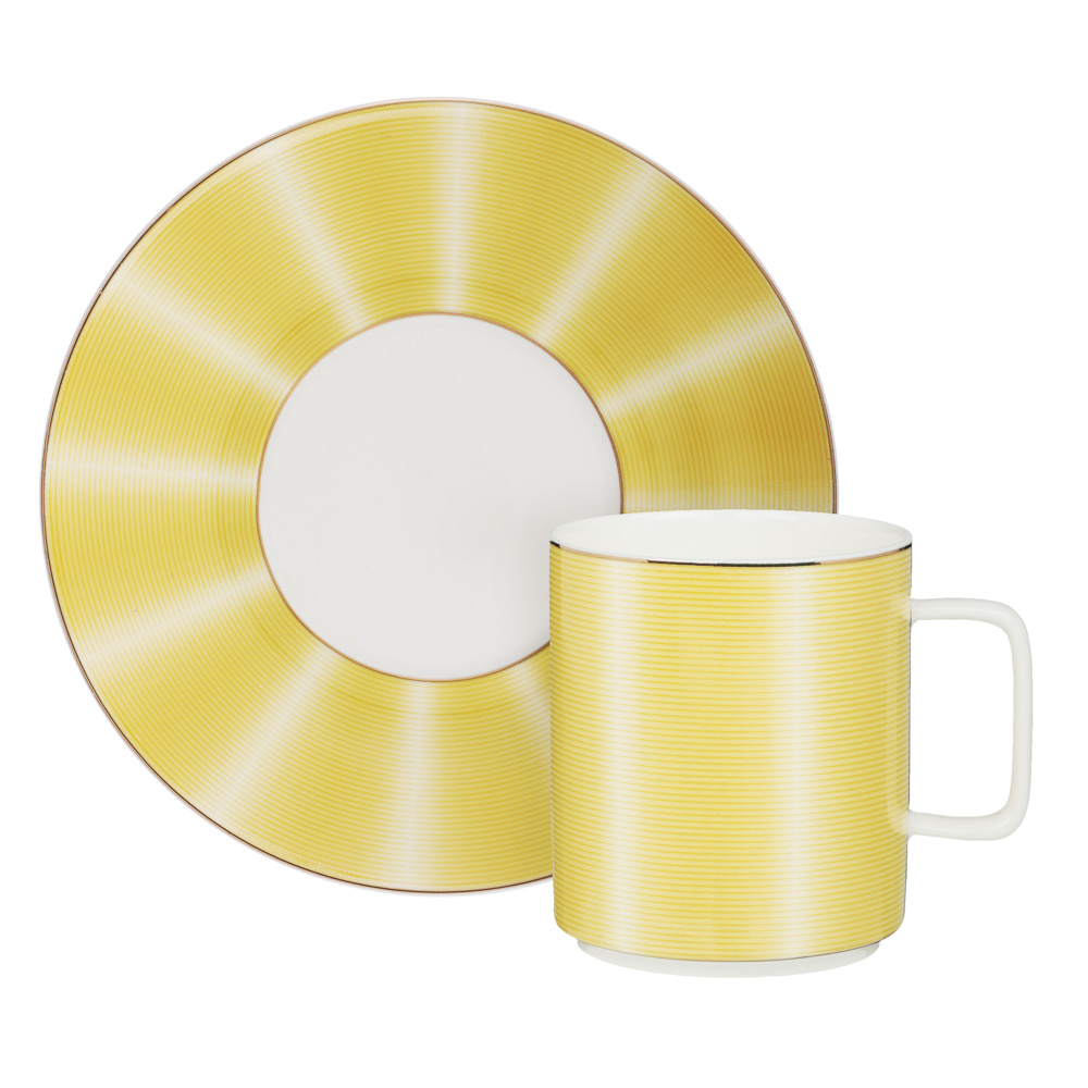MILLIMI Голд Набор чайный 4 пр., 220мл, 15см, фарфор, арт.№ 802-472
