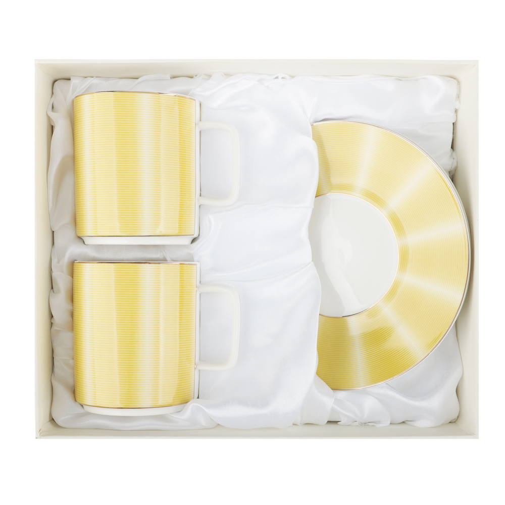 MILLIMI Голд Набор чайный 4 пр., 220мл, 15см, фарфор, арт.№ 802-472