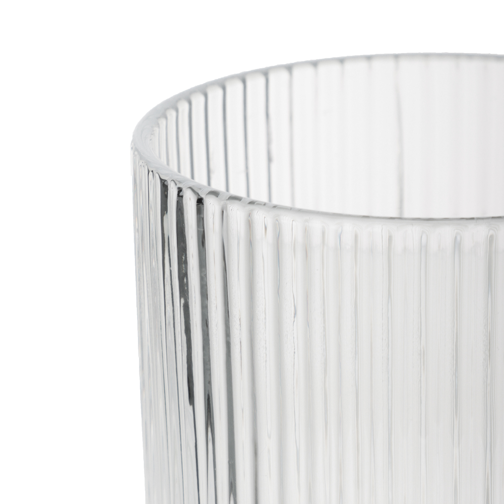 MILLIMI Бокал для вина Грея, 240мл, стекло, прозрачный, рифленый, арт.№ 878-628