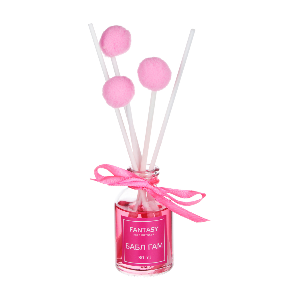 NEW GALAXY Ароматизатор диффузор "Фэнтази", 30 мл.6 аром.(бабл гам,лаванда,океан,ваниль,корица,лайм), арт.№ 778-070