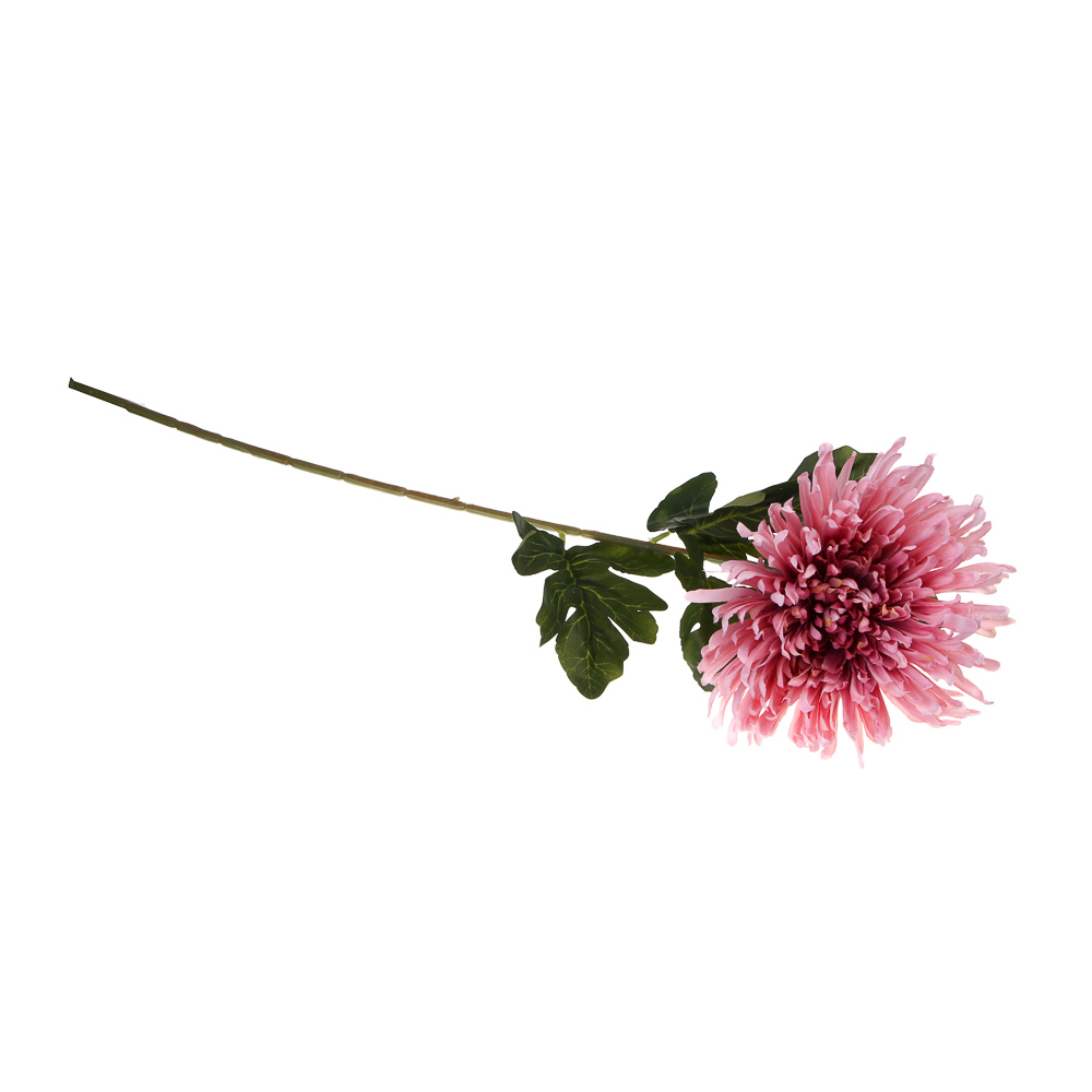 LADECOR Хризантема искусственная, 71 см, пластик, ткань, 4 цвета, арт.№ 426-006
