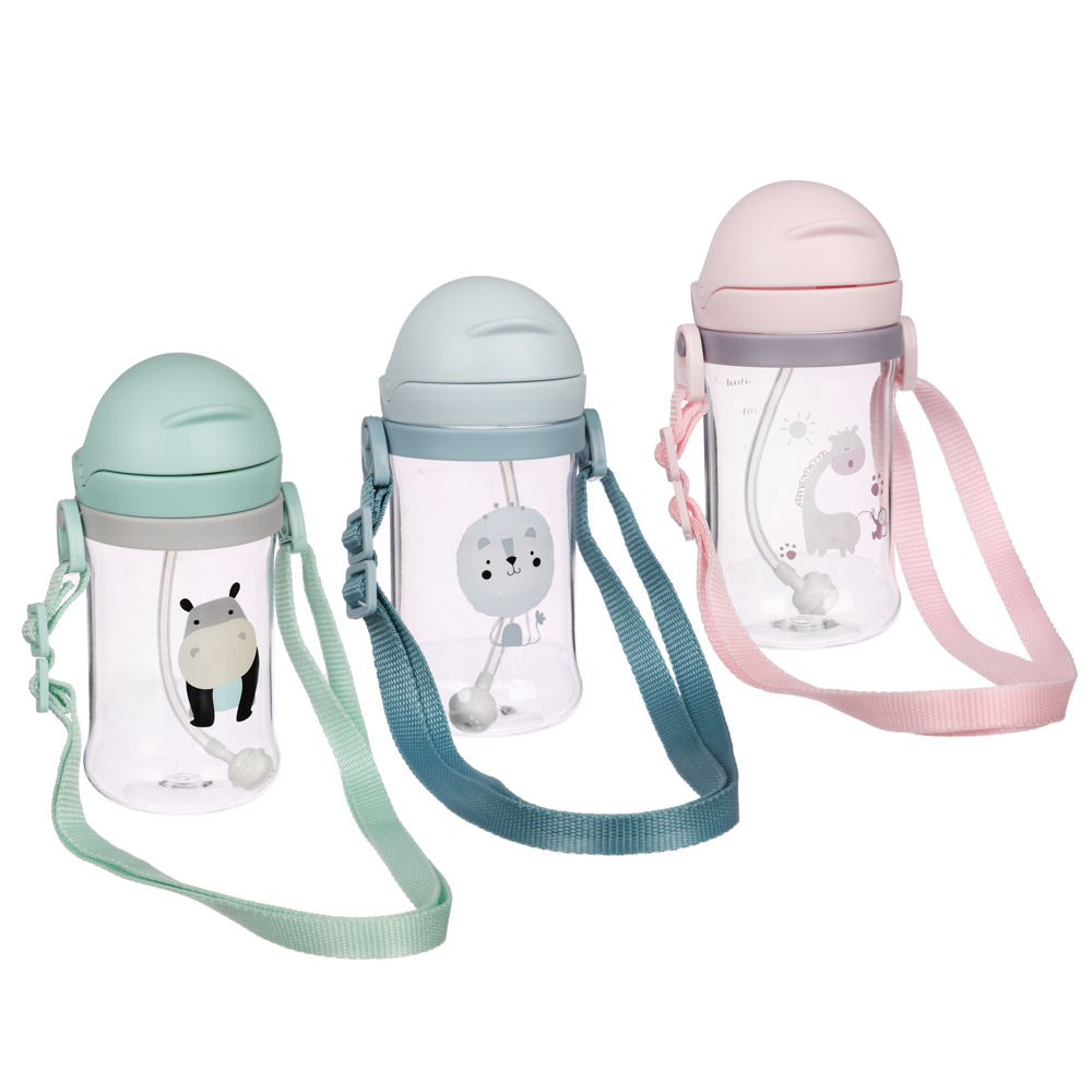 Бутылочка детская, 450 мл, полипропилен, 3 дизайна, арт.№ 829-186